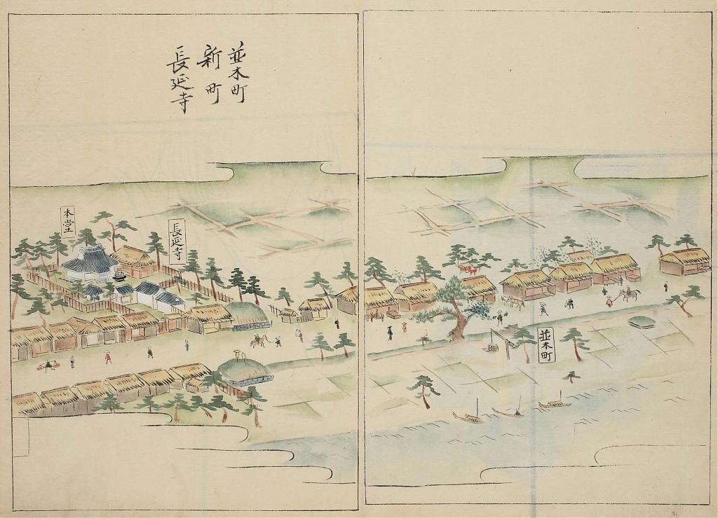 Choenji Temple on the Tokaido