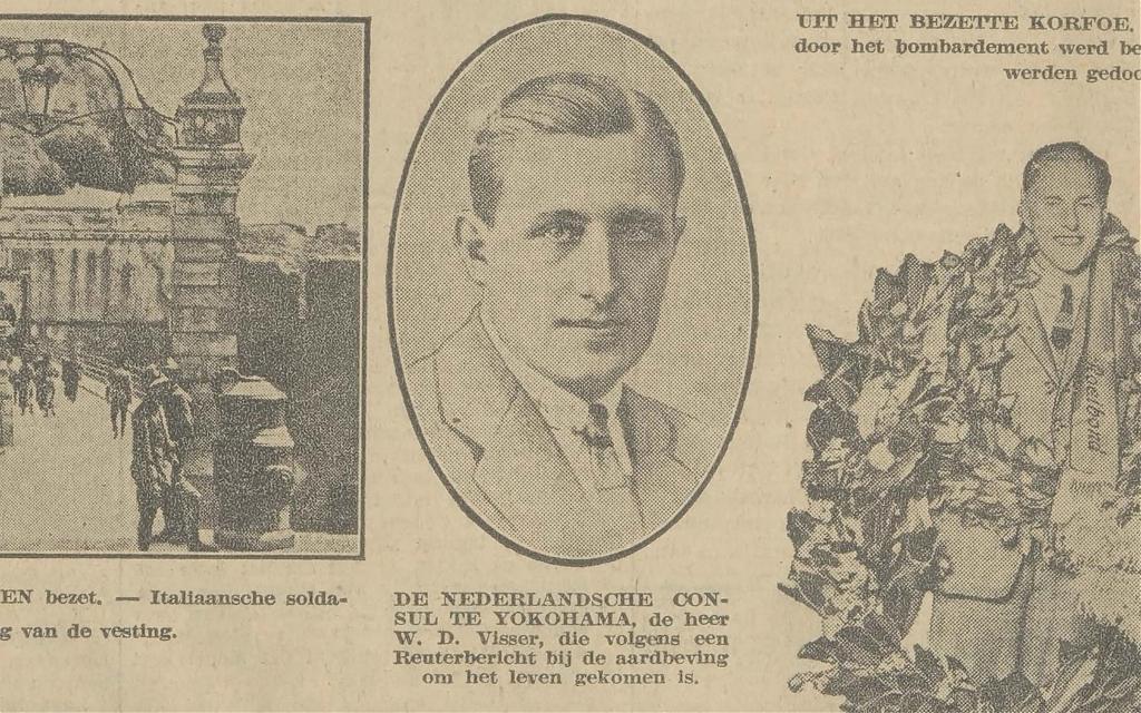 Yokohama Vice-Consul W.D. Visser, 1923