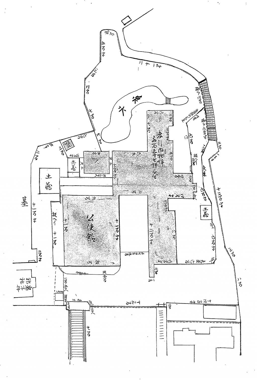 Map of Dutch Legation at Chō’ōji Temple