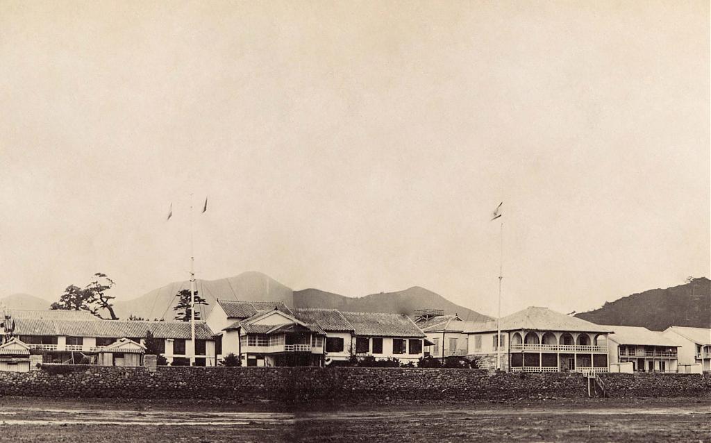 View of the consulate on Dejima