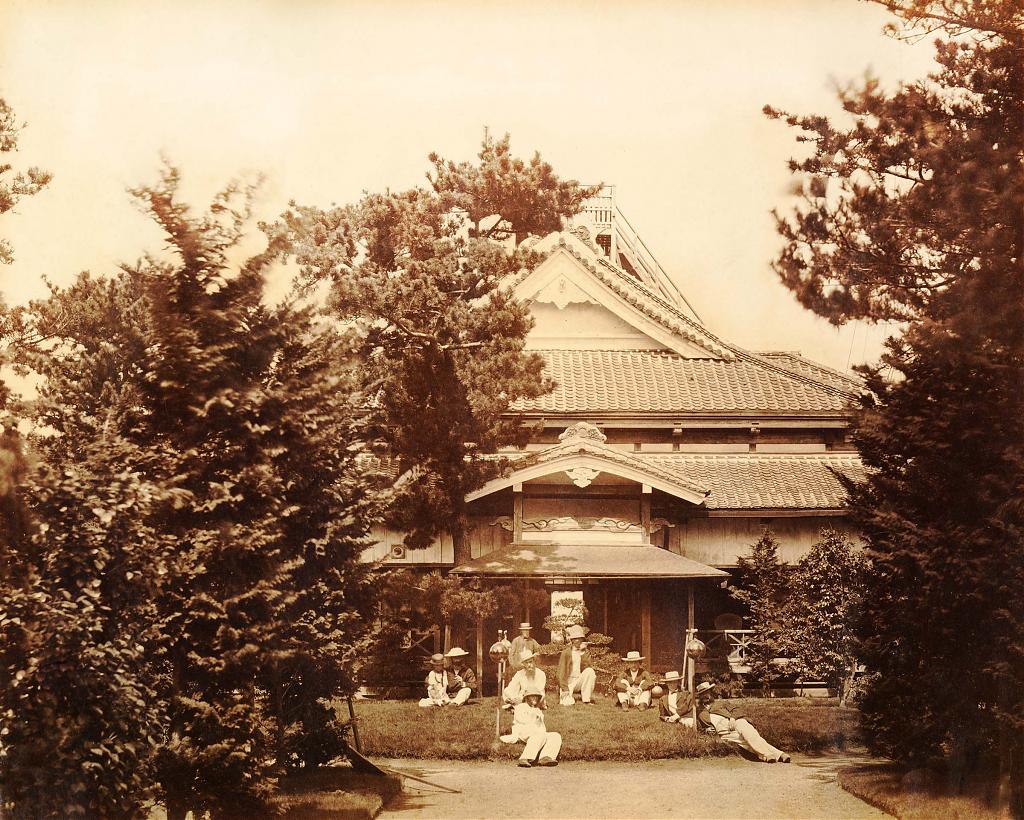 Dutch legation in Benten, Yokohama, 1860s