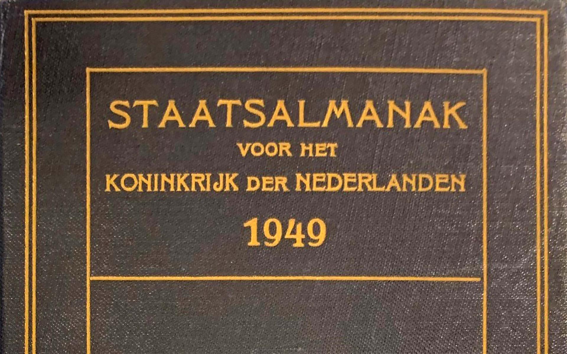 Staatsalmanak voor het Koningrijk der Nederlanden 1949