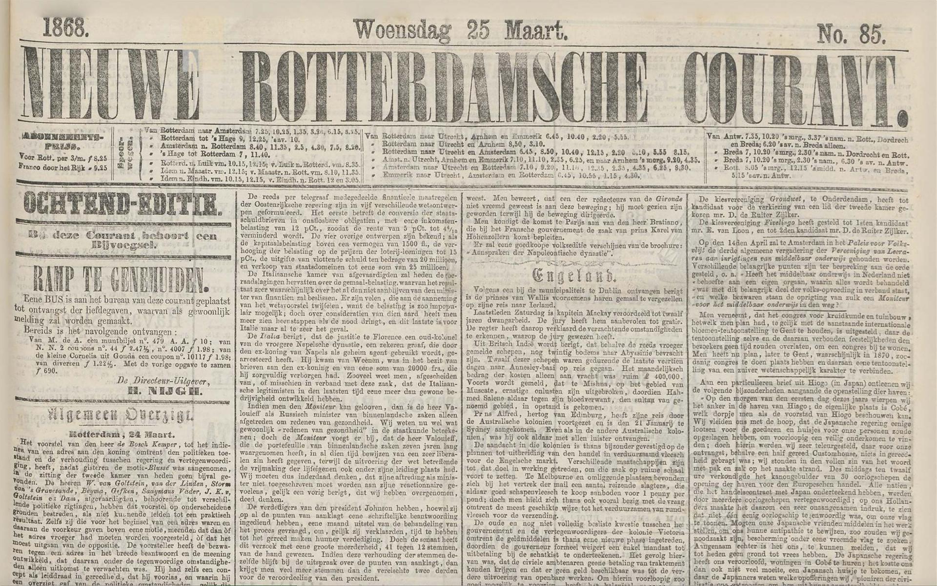 Nieuwe Rotterdamsche courant 1868